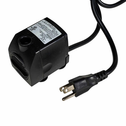 72" Handmade Rustic Metal Heron & Lily Pad Water Fountain