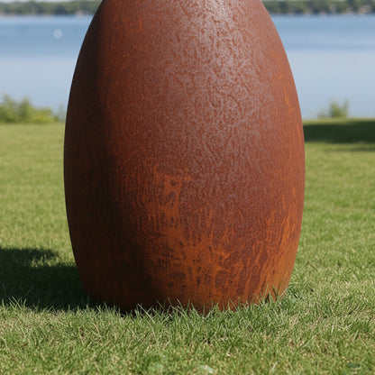 93" Handmade Large Rustic Metal Garden Sculpture