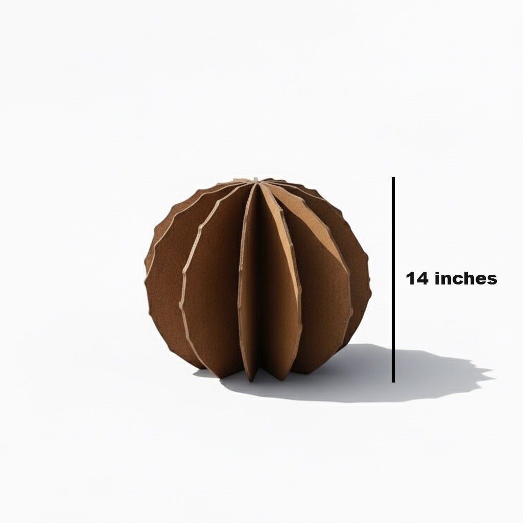 4-Piece Handmade Rustic Metal Cactus Sculpture Set (74"–14")