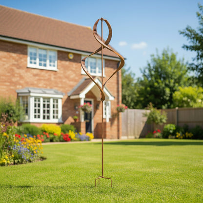74" Handcrafted Copper Dual-Direction Garden Wind Spinner